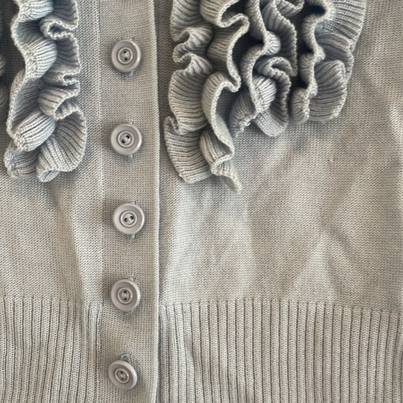 Susana Monaco Light Blue Wool Cardigan Sweater - Picture 4 of 4